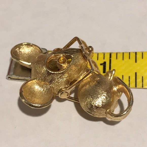 Vintage Avon Gold Tone Articulating Mouse with Eyeglasses Pin Brooch - Picture 6 of 7